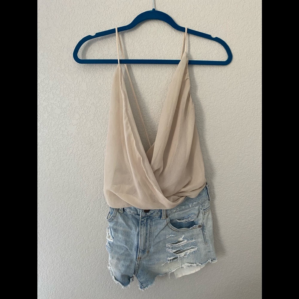Beige body suit!!